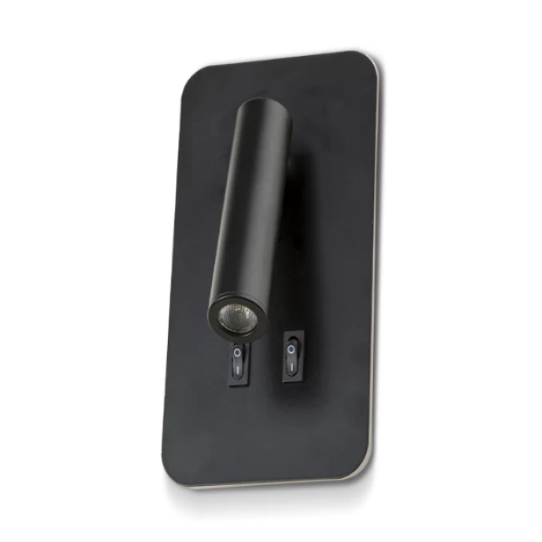  3+7W Black Koala Sconce