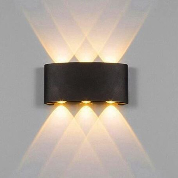 9W 6-PIECE DOUBLE WAY WALL LAMP OVERHEAD LIGHT