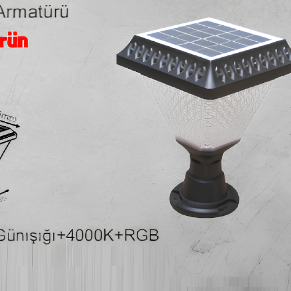 Solar Countertop Garden Luminaire
