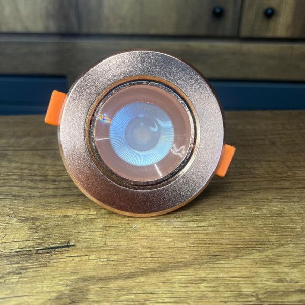 Keops Square Copper Spot Caravan and Boat Lighting ONB-842KT