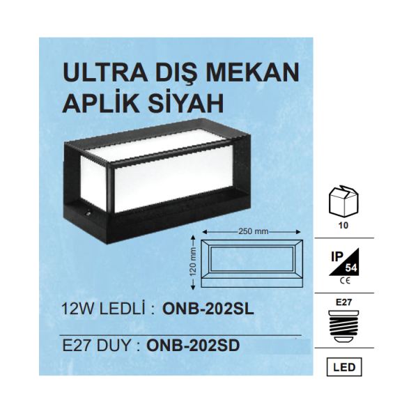 Ultra Outdoor Sconce 12w