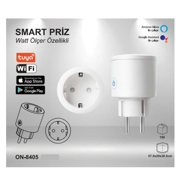 10EN Wireless Smart Smart Socket 16 Amp Tuya Supported Wifi Socket