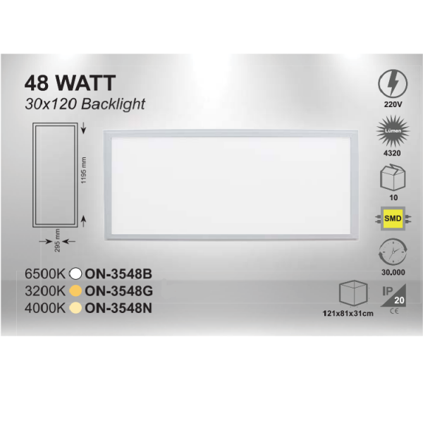 30x120 LED Panel