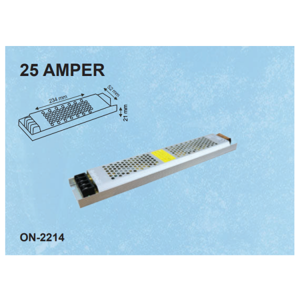 10EN 12v 25 Ampere Ultra Slim Led Transformer