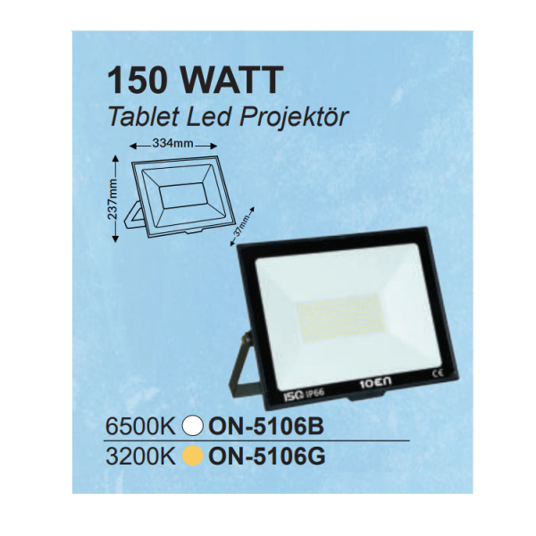 10EN 150W Tablet Led Projector