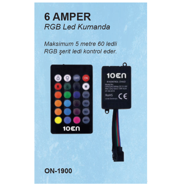 10EN 6 Ampere RGB LED Controller