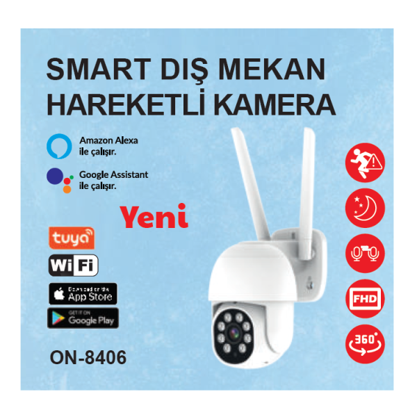 Smart Outdoor Camera Tuya Supported